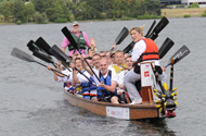 Rotary dragon boat racers