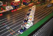 Giant Scalextric Caravans